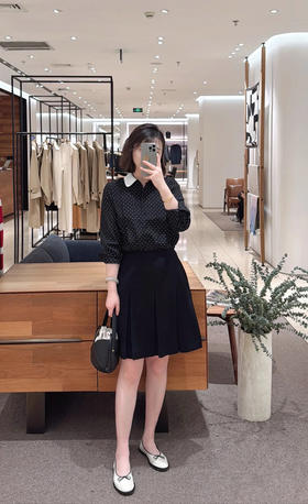 【高品质私服】【IC防缩毛条弹力斜纹花呢半身裙】手感丰厚有弹性，呢面温暖柔软，舒适有型G1227-CC【无标出货 介意慎拍】