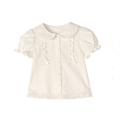 笛莎Deesha 2026年夏季新款小童女童开襟衬衫衬衫 商品图4