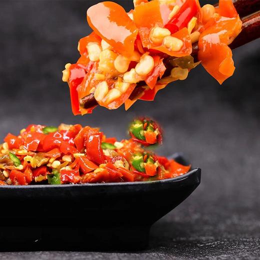 正宗湖南邵阳特产小米椒辣椒酱军杰辣王剁椒朝天拌饭拌面低脂特辣 商品图2