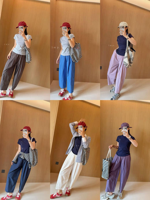 韩国订单LMP凉感锦棉气球裤 商品图0