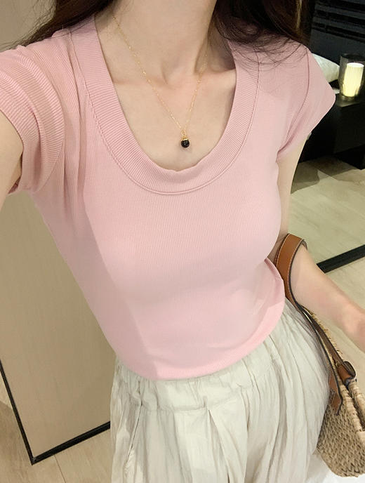 <曾小咸推荐> 6色正肩短袖 原价79/件  前2000单活动49/件 95/两件！【预售款，预计7-15天发货】 商品图3