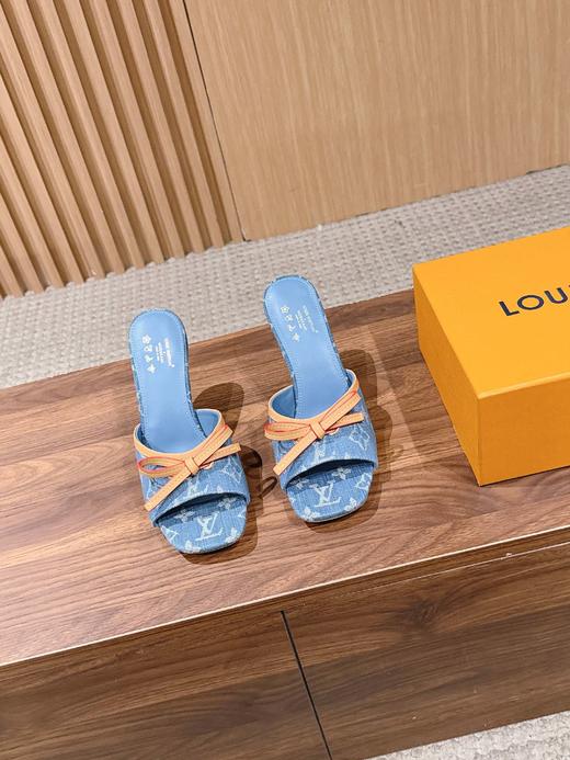 驴家 X TM 凉拖三彩系列小猫跟蝴蝶结凉拖鞋（DBG） 商品图2