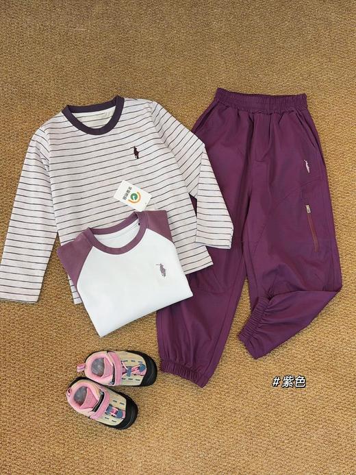 一店k （不费力穿搭系列！）3件/组！超省心啊！直接搭好的三件套！插肩袖T恤+条纹长袖+长裤 商品图13