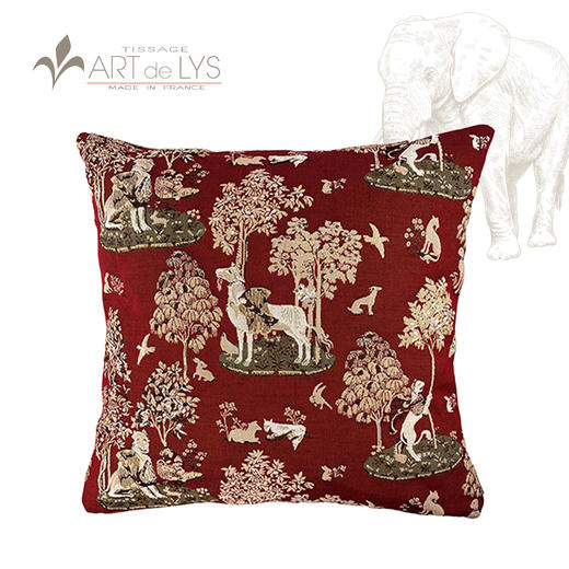 ADL·法国百合织造艺术·动物系列【靠枕套/送枕芯】 商品图3