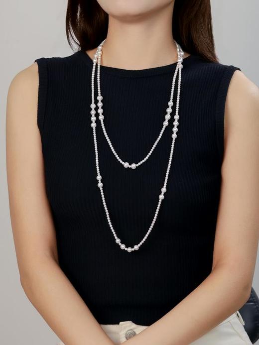 IIPO宜珠宜宝多圈毛衣链154cm3-4mm/7-8mm多种戴法(礼盒装) 商品图4