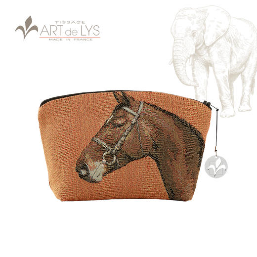 ADL·法国百合织造艺术·动物系列【手拿包/置物篮】 商品图0