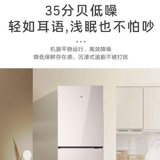 海尔(Haier)220升简美三门 风冷无霜 黑金净化BCD-220WGHC3E9Y1 商品图5