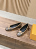 驴家 村上隆联名老花芭蕾舞鞋蝴蝶结拼色平底单鞋经典三彩/麂皮绒面船鞋(DBG) 商品缩略图2