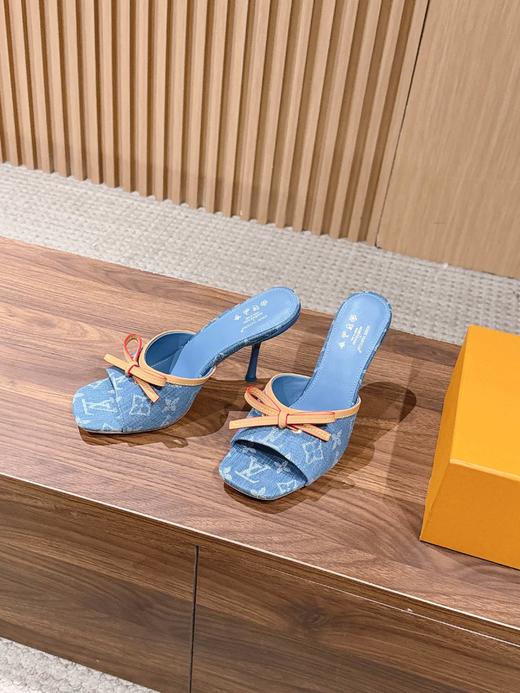 驴家 X TM 凉拖三彩系列小猫跟蝴蝶结凉拖鞋（DBG） 商品图1