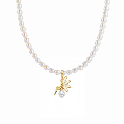 【送爱心项链+珍珠吊坠】经典珍珠小米项链丨四季百搭款、可叠戴可单戴，拍1得3，吊坠拆卸任意搭配其他链子 商品图6