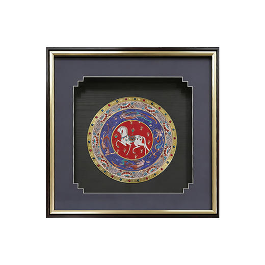 《神骏飞天》珐琅壁画，由敦煌市阳关博物馆全程监制（72小时发货） 商品图3