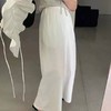 春夏新款【小众芭蕾风裙边休闲裤】松弛感净色松紧腰气质休闲工装裤 商品缩略图6