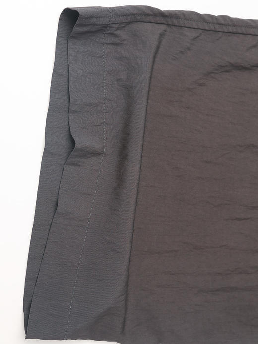 葡萄紫褶皱阔腿裤女 松紧腰垂坠感休闲裤 慵懒风显瘦遮肉拖地裤 商品图6