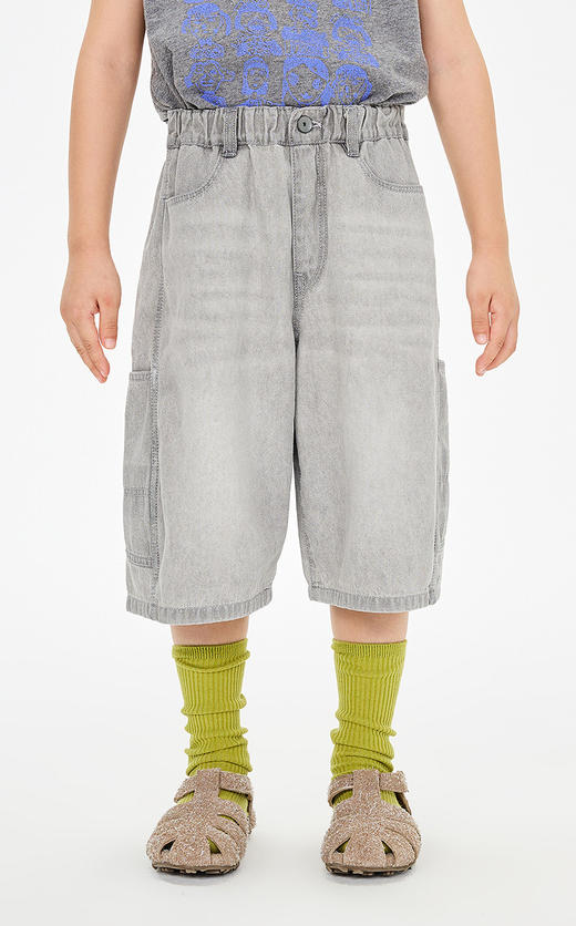 jnby   26年夏款  牛仔中裤  1Q4E11480 商品图3