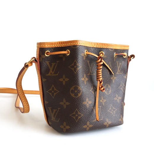 【95新】LV路易威登M41346棕色老花Nano Noe抽绳小水桶包单肩包女士210326AK08 商品图1