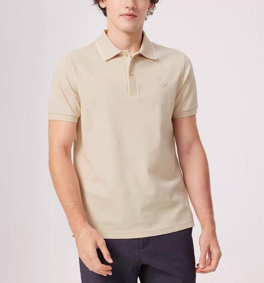 点此购买 哈吉斯夏季男士领边撞色短袖POLO衫 md 343235 商品图8