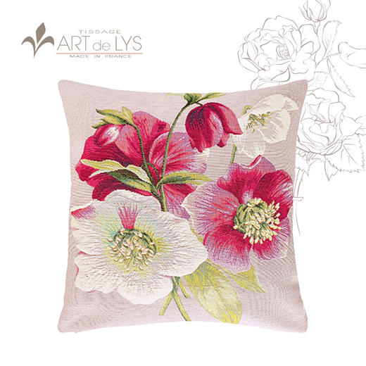 ADL·法国百合织造艺术·花卉系列【靠枕套/送枕芯】 商品图5