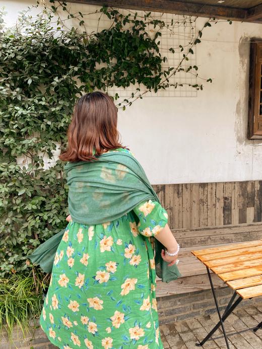 【群内福利】【苎麻中长裙】早春显瘦文艺范中长裙，裙子用料精梳又强捻的100%精细苎麻
，轻轻柔柔的细腻感 商品图8