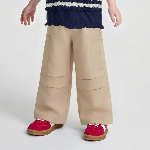 笛莎Deesha 2026年夏季新款小童女童伞兵裤裤子 商品图1