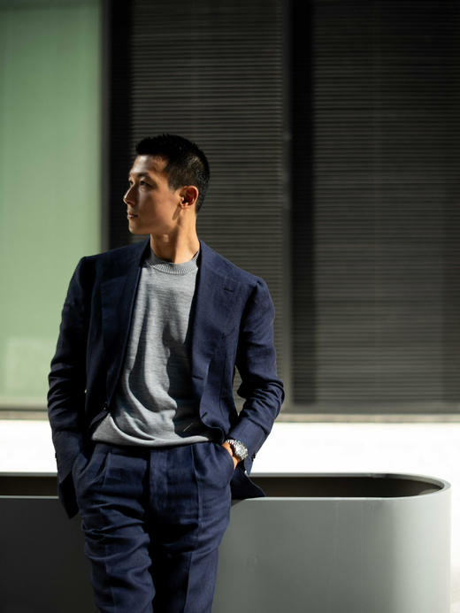 Dalmo pure silk T恤 灰色 商品图2