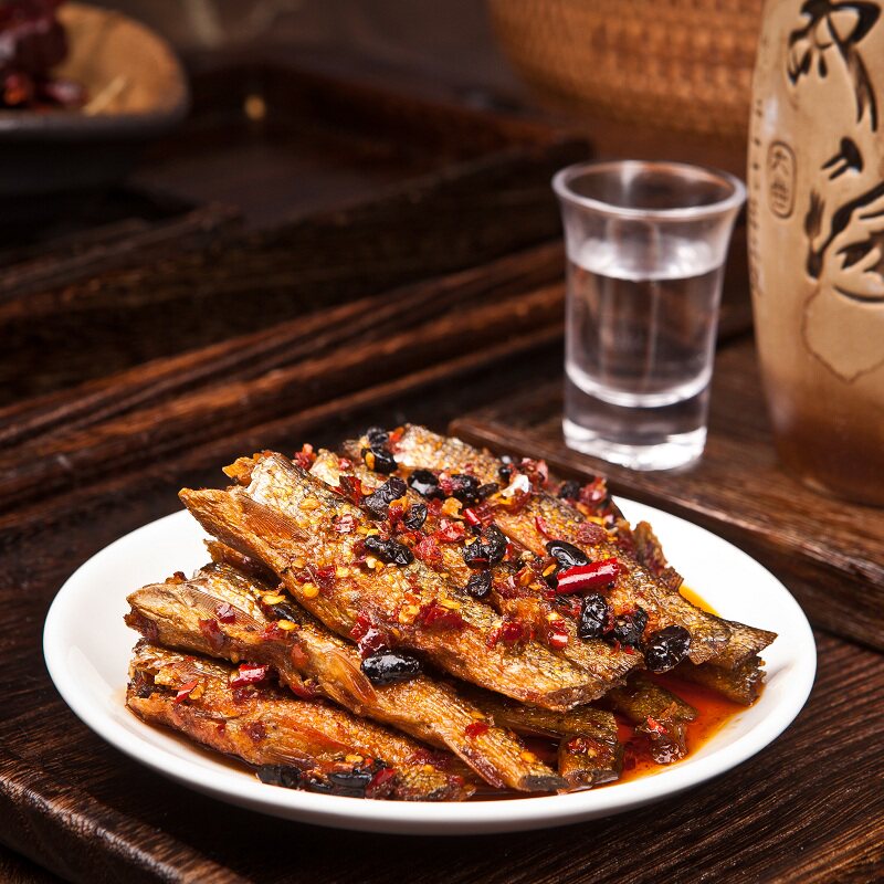 香辣手撕鱼干即食下饭菜酱板鱼零食小吃熏鱼小鱼仔湖南特产下酒菜