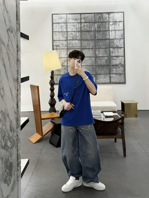 赛琳 25ss字母标识凯旋门刺绣短袖T恤 男女同款（DY） 商品图8