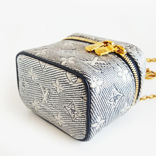 【95新】LV路易威登M82467炫彩牛仔蓝mini Vanity化妆包盒子包链条包女士190326TJ01 商品图7