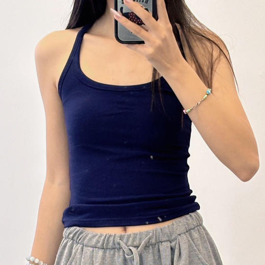 eggstuidocom品牌 ebb版型生命力工字背心 自带固定胸垫 呼吸感面料 4色可选 商品图1