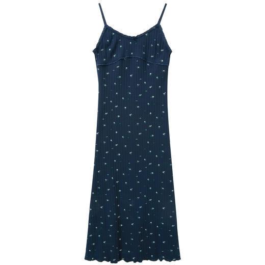 【100棉】三彩独醒2026夏季新款碎花吊带连衣裙A字裙长裙度假F 商品图4