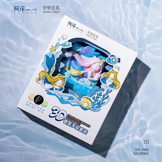 玩作香氛冰箱贴diy手工绘画 梵高向日葵千里江山图国风香薰丙烯颜料立体浮雕画画套装 商品图10