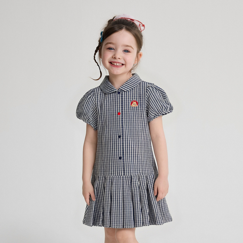 笛莎Deesha 2026年夏季新款小童女童U日常生活连衣裙连衣裙