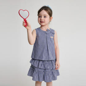 笛莎Deesha 2026年夏季新款小童女童裙套套装