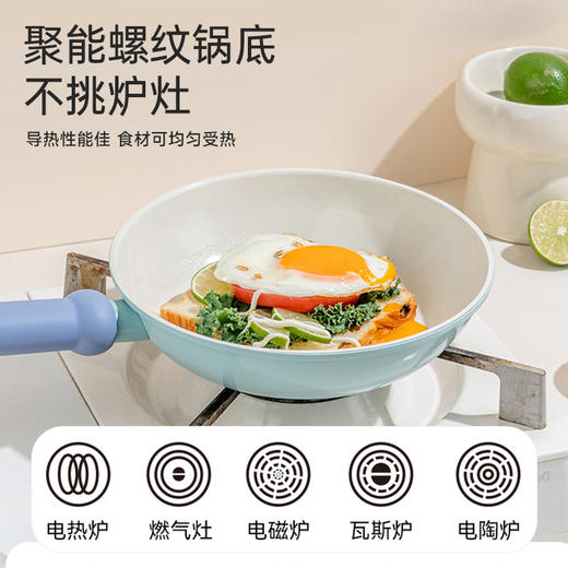 蓝豆宝不粘锅 商品图2
