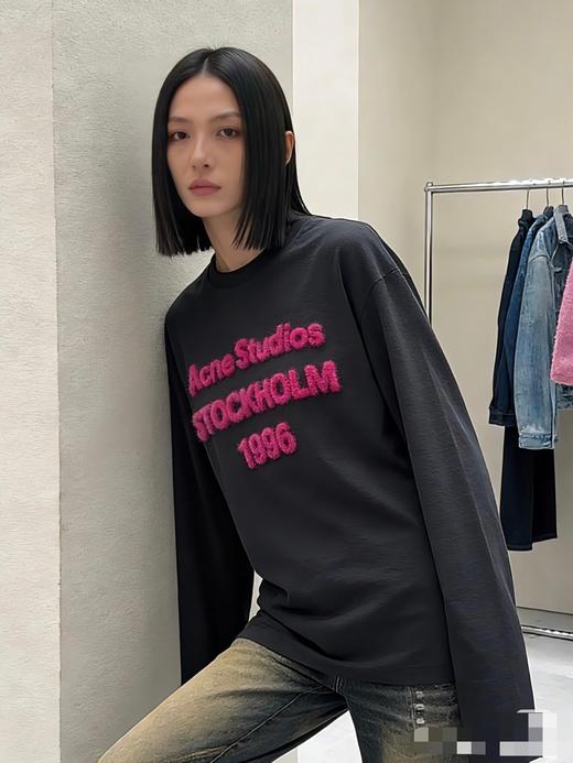 Acne Studio*26春夏新款1996植绒长袖➕短袖T恤 商品图8