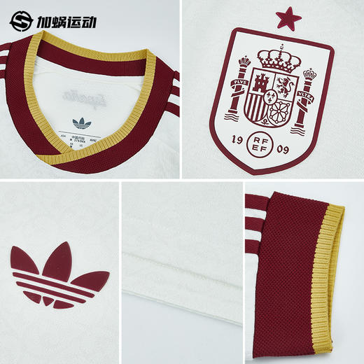 SFS阿迪达斯2026世界杯西班牙客场长袖球员版球衣足球服男 KA1957 商品图2