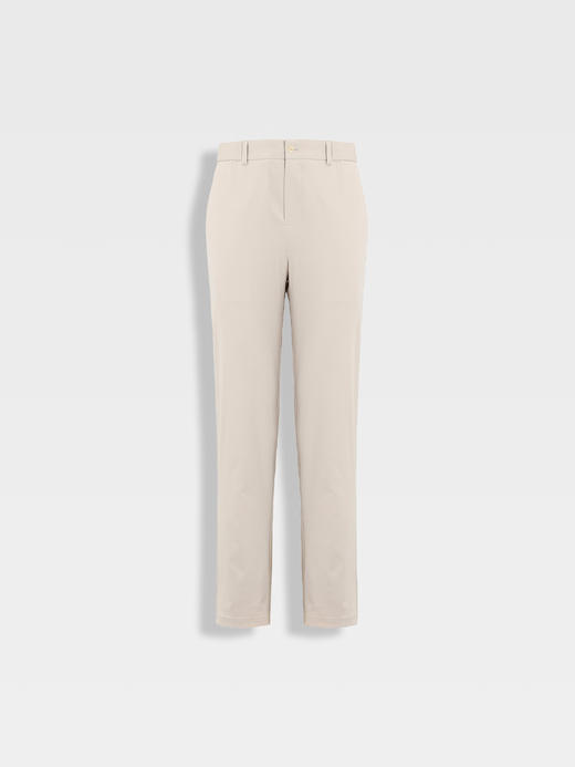 callisto卡其棉麻混纺商务款休闲裤 商品图0