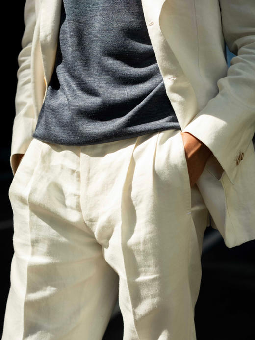 Dalmo pure silk T恤 蓝色 商品图4