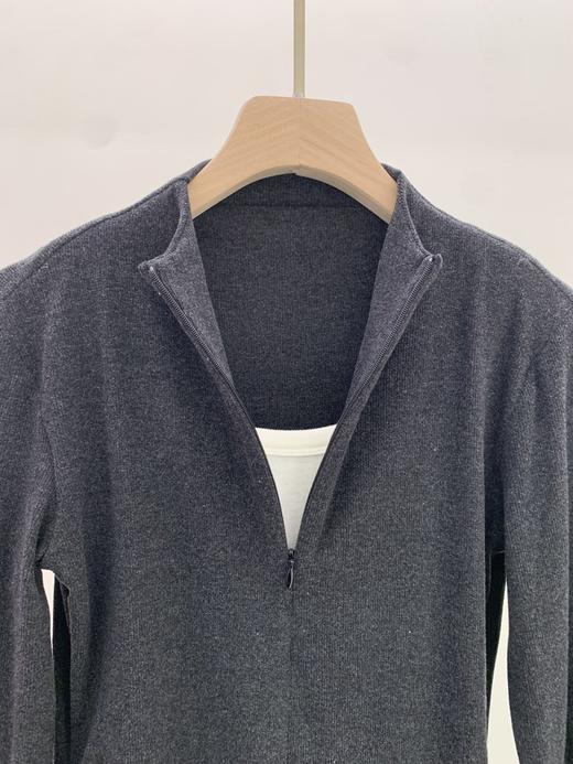【高品质私服】【修身收腰小立领针织衫】整体和谐治愈，温柔松弛法式气质风G1668-CC【无标出货 介意慎拍】 商品图8