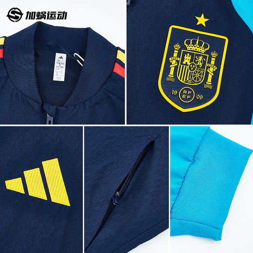 SFS阿迪达斯2026世界杯西班牙出场运动训练夹克长袖外套男 KA8174 商品图2