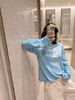 Acn* 26ss春夏新款 湖水蓝做旧1996 logo印花长袖T恤（XHH） 商品缩略图4