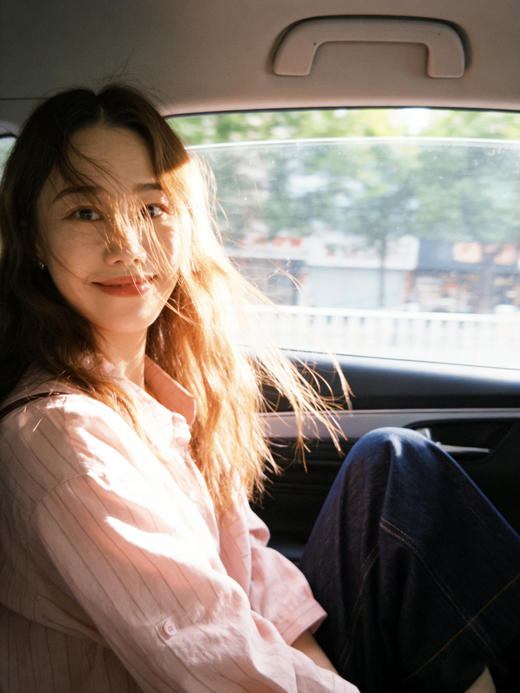 【百图lulu定制】【卷边条纹衬衫】 亚麻混纺面料 可卷边袖  宽松 轻薄款 七分袖衬衫 商品图1