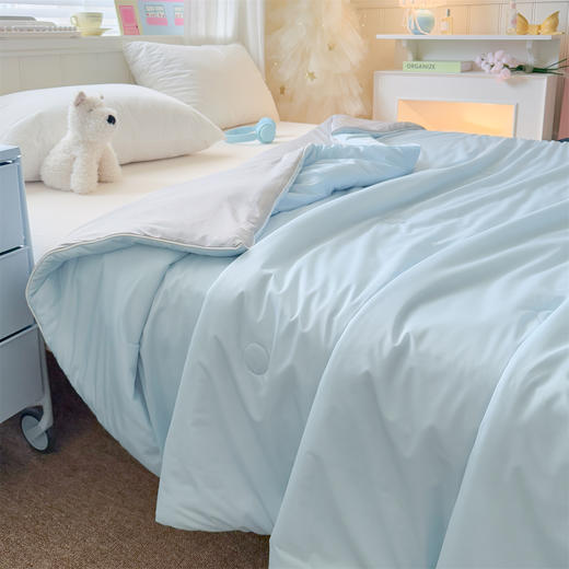 加倍生活  A类母婴级冰淇淋凉感夏被 云朵凉感夏被 一触即凉 透气散热空调被  48小时发货 商品图5