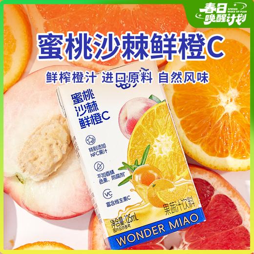 【喵小侠蜜桃沙棘鲜橙C】进口原料还原自然风味健康每一口 商品图0