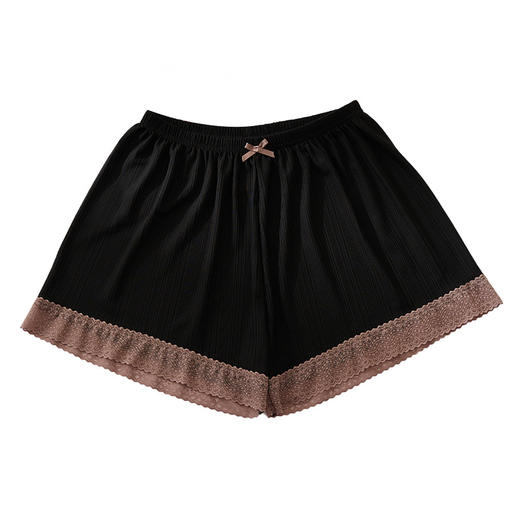 【百搭舒适❗️蕾丝安全裤】防走光不卷边，撞色蕾丝超好看，透气亲肤不闷汗，宽松版型不勒腿，居家外出都能穿！宽松可外穿显瘦居家打底裤女L 商品图4