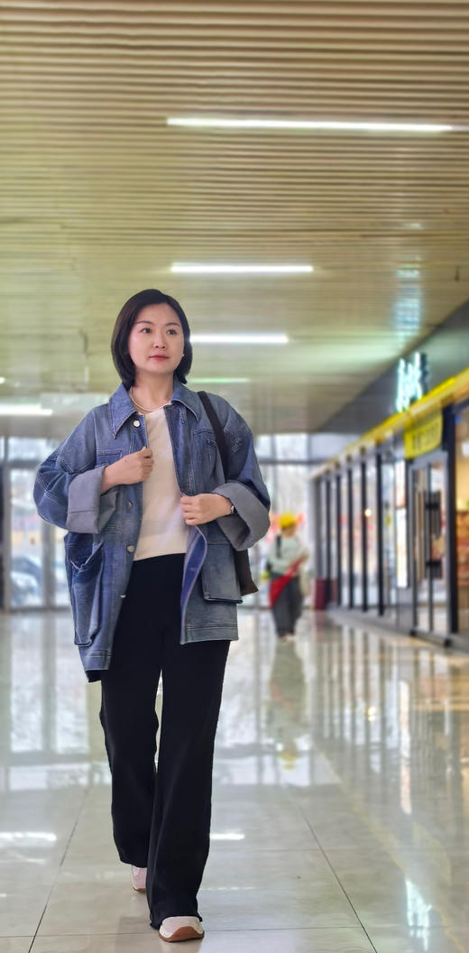 设计风阔版牛仔外套 商品图5