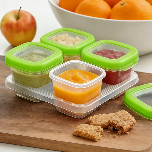 美国OXO TOT婴幼儿辅食盒/食物存储盒 宝宝辅食罐六格 商品图3