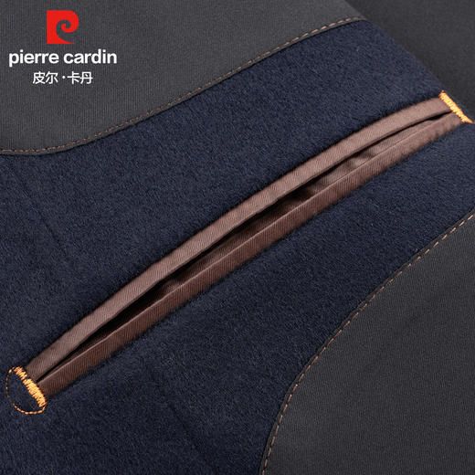 皮尔卡丹领针全羊毛平纹两粒扣西服PSXK41204 商品图4