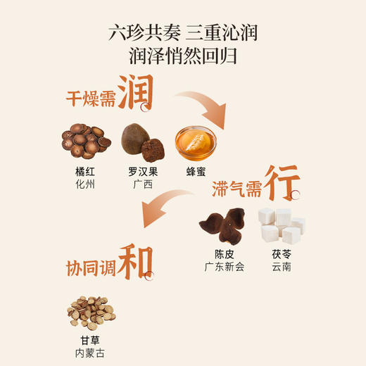 正安 清润橘红膏 非遗技艺制作清润干爽 六味配伍三重沁养 轻盈告别干燥 日常养护即冲即饮 100g（10g*10袋）/盒 商品图8