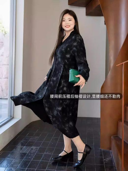【群内福利】【天丝棉衬衫连衣裙】手感柔软、质地顺滑 垂感好、光泽细腻 微皱天丝棉面料 商品图7
