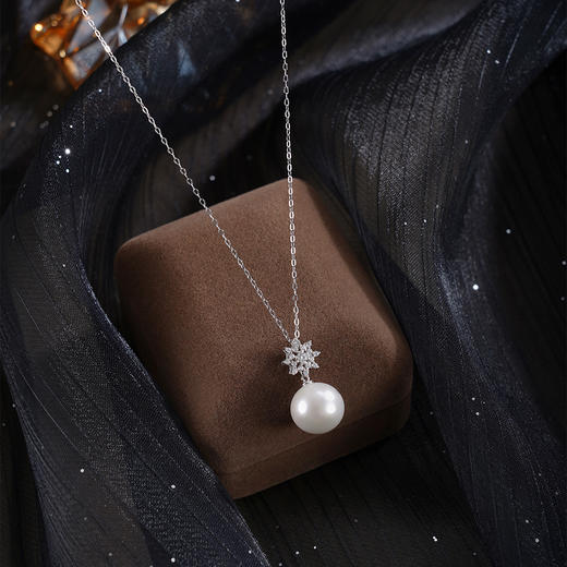 子佩集【凛冬来信】银S925珍珠惜王妃套链【MLTL008】11mm珠星芒2601 商品图1